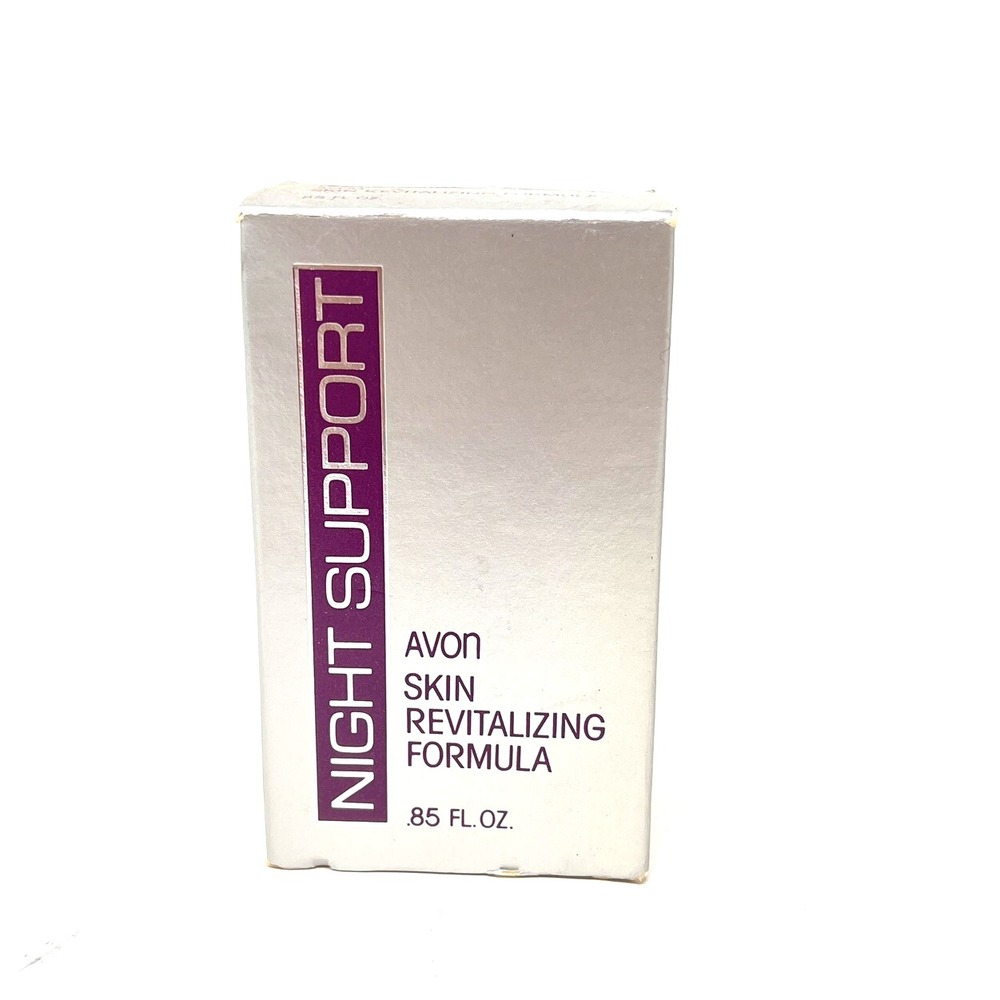 Avon Advanced Night Support Skin Revitalizing Formula 0.85 oz. New In Box Vtg 84